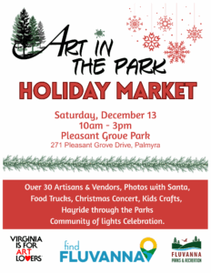 Event Flyer Holiday Art in the Park