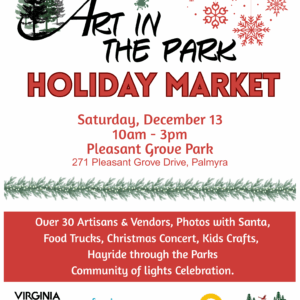 Event Flyer Holiday Art in the Park