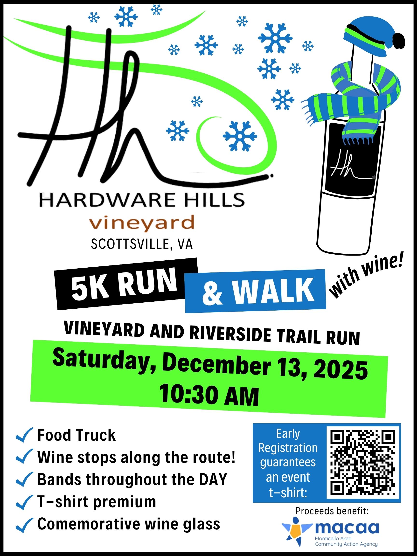 5k Flyer Dash through the Hills Poster