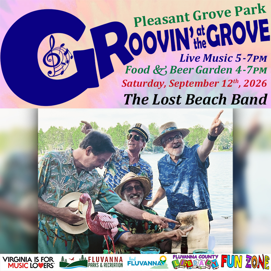 Groovin at the Grove Find Flu Lost Beach Band Sept 12