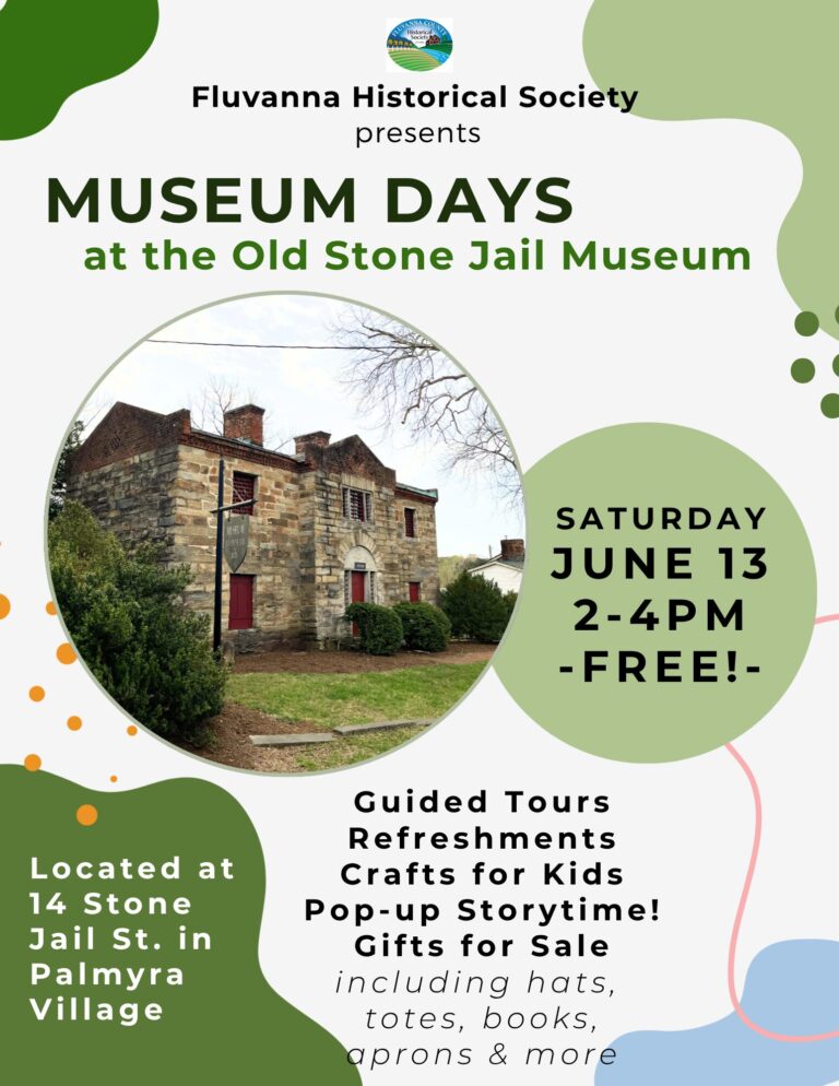 Museum Days at the Old Stone Jail Museum 22 Second Sundays 1