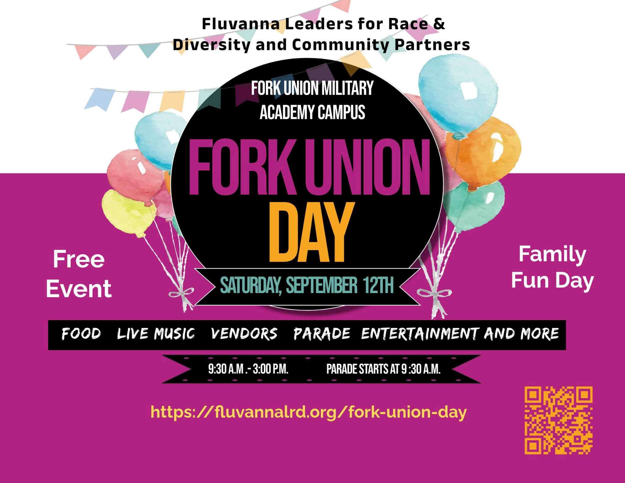 Annual Fork Union Day 7 Fork Union Day Flyer Infographic