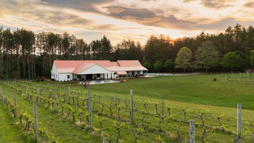 Hardware Hills venue sunset exterior